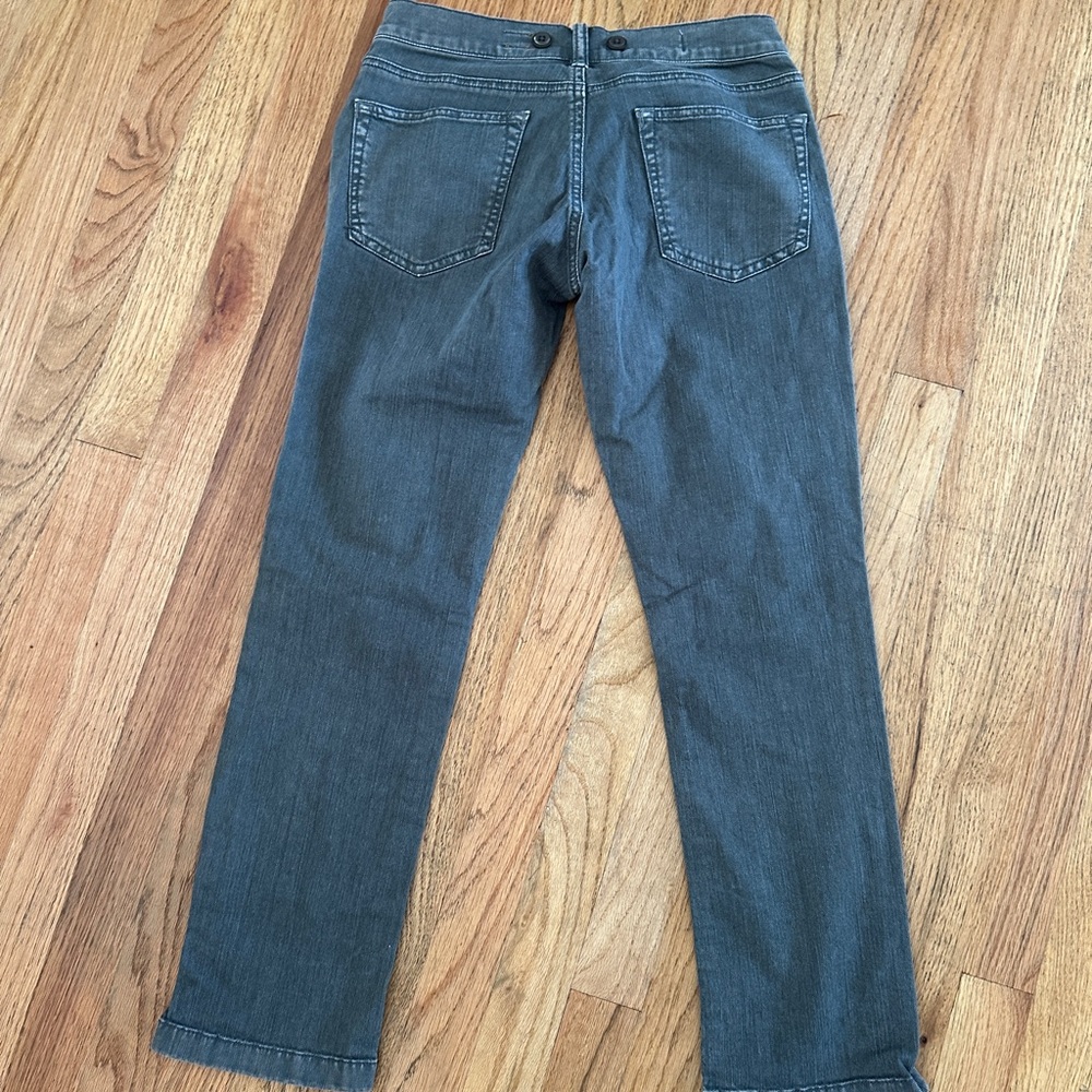 Pilcro Low-Rise Straight Green Gray Denim Jeans 25 Anthropologie - Picture 7 of 9